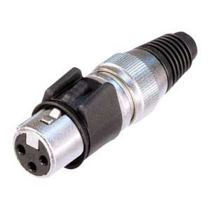 Neutrik NC3FX-HD 3P XLR Female Heavy Duty Waterproof Cable Connector