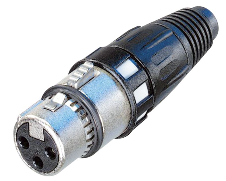 Neutrik NC3FXCC Female 3 Pin Digital XLR Female Line Socket