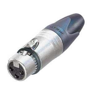 Neutrik NC3FXX-EMC 3Pole XLR Female Cable Connector With LC RF Filter