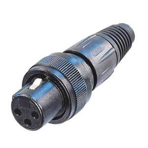 Neutrik NC3FX-SPEC 3 Pin XLR Line Socket With Locking Ring Connector
