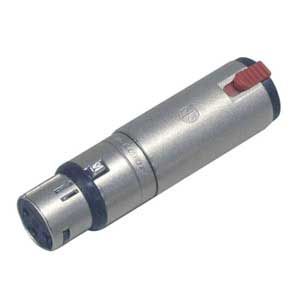 Neutrik NA3FJ 3 Pole XLR Female to Stereo Locking Jack Socket Adaptor