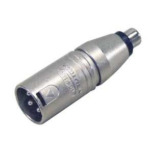 Neutrik NA2MPMF 3 Pin XLR Male to Phono Socket Adaptor