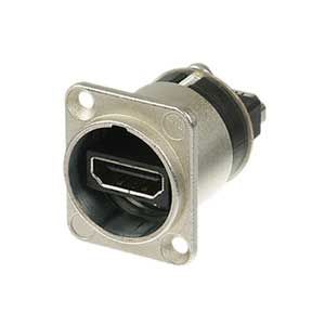 Neutrik NAHDMI-W HDMI 1.3 Feedthrough Adaptor with D-Shape Housing