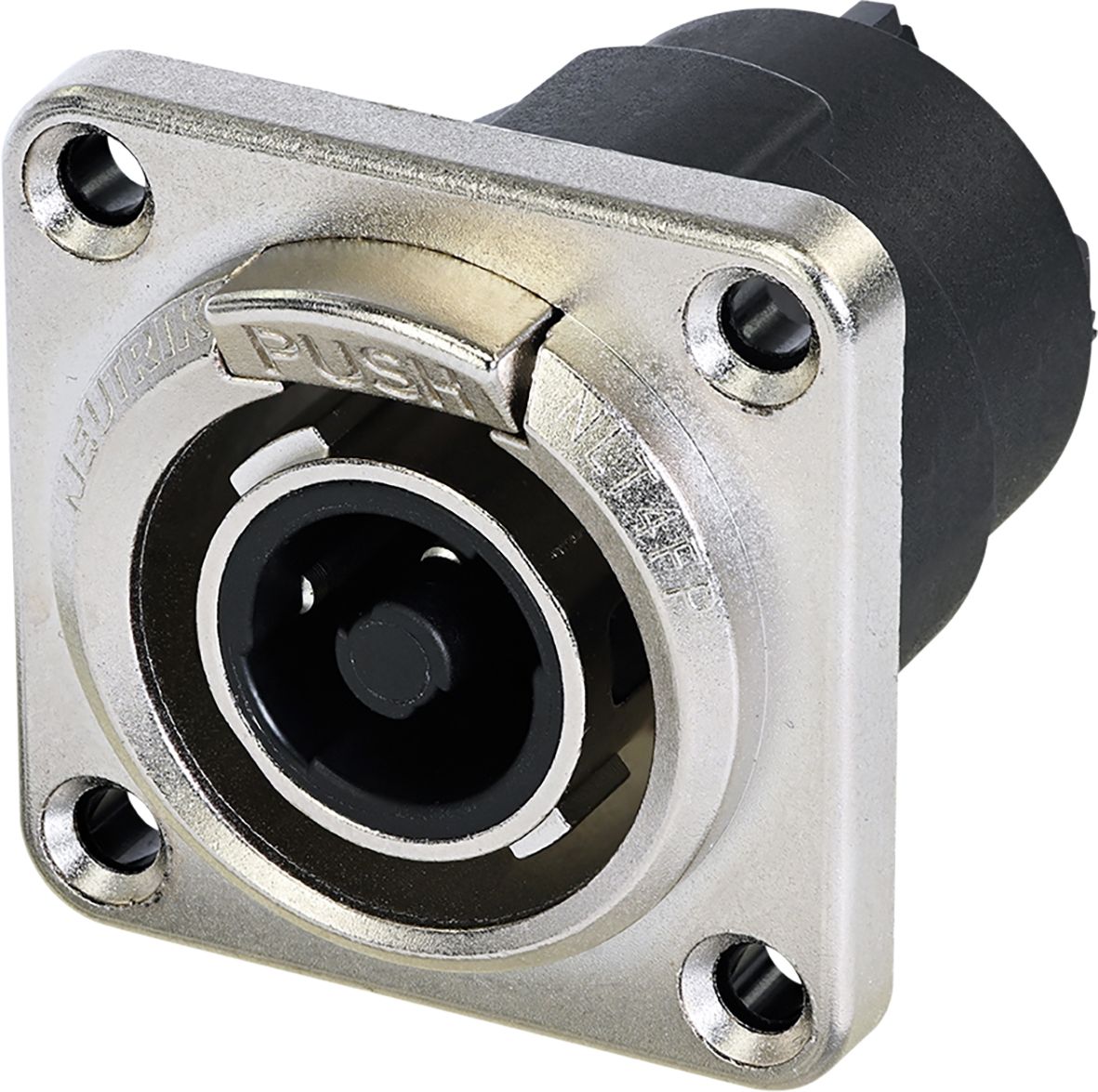 Neutrik 4 Pole Metal Speakon Chassis Socket With Gold Plated Terminals