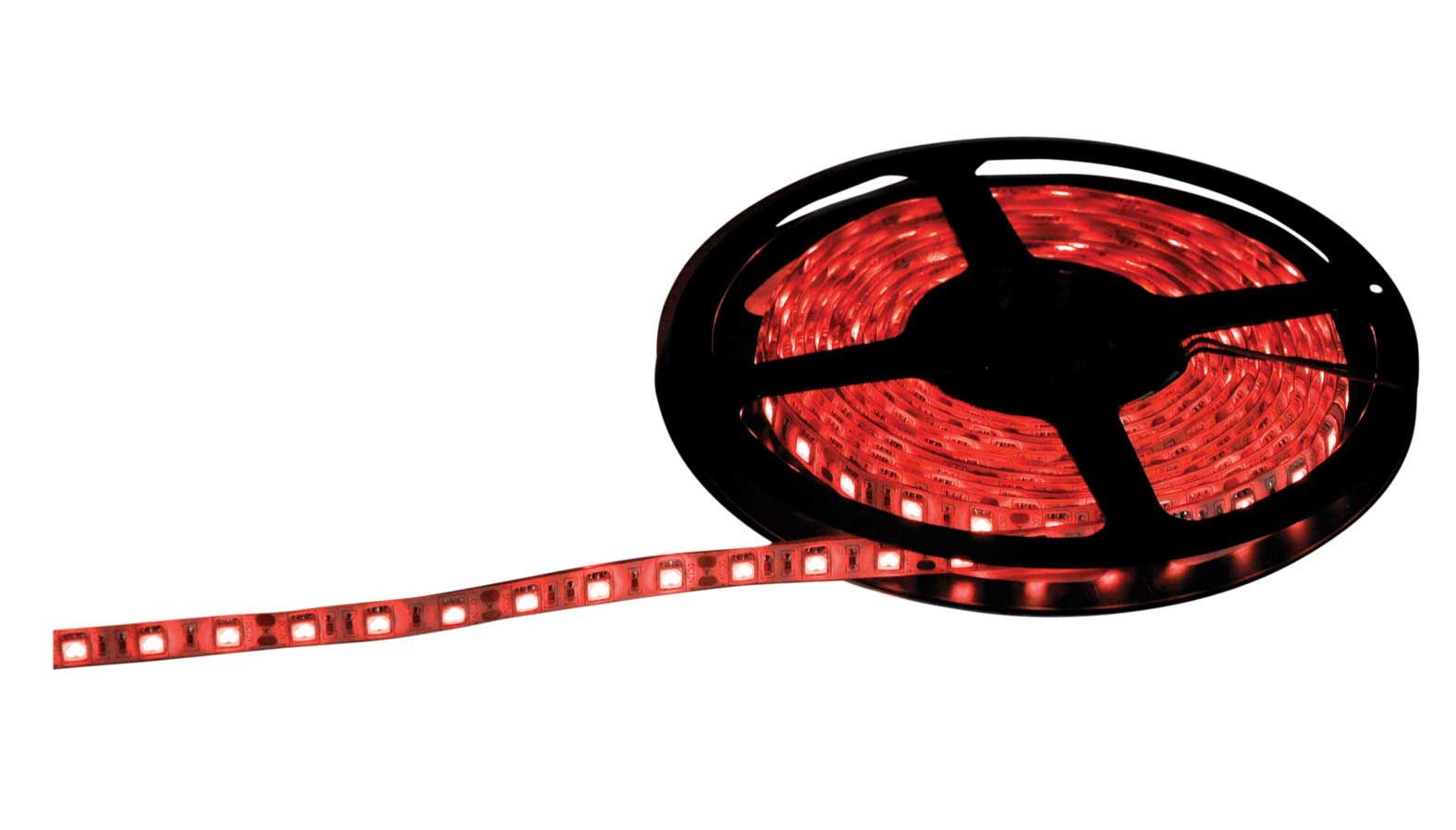 RED Extra Flexible Led Tape Light Ip68 5m Rope Light