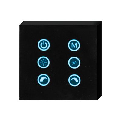 Glass Faced Touch Panel controller for RGB LED lighting 