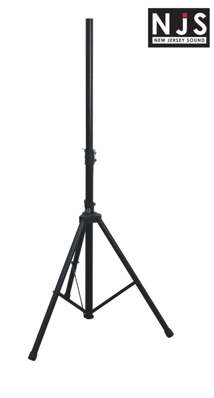 Njs Adjustable Black 35mm Top Aluminium Speaker Stand