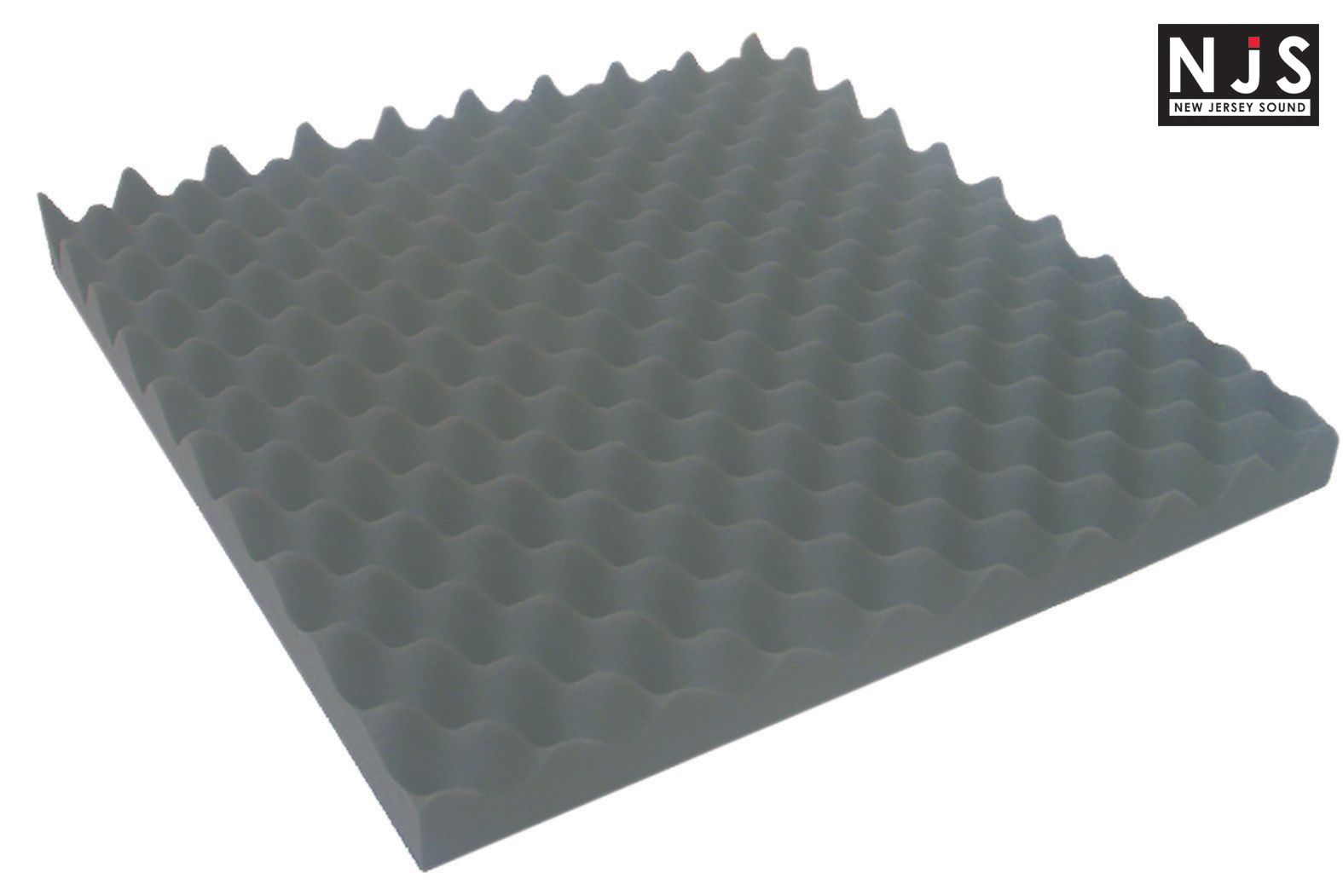 Grey Acoustic Foam Tile 50 x 50cm Sound Proofing for Studios