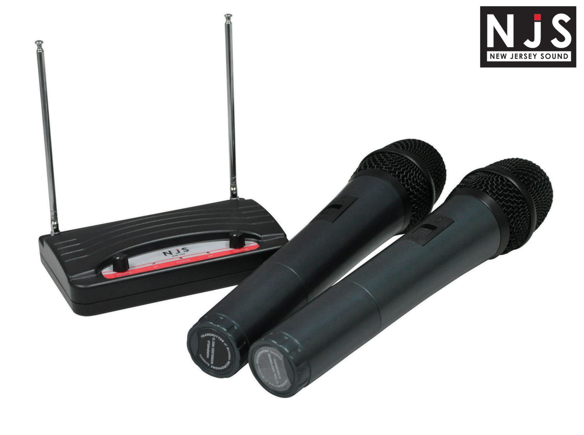Handheld Radio Microphone, NJS VHF Twin System , 173.80 174.5