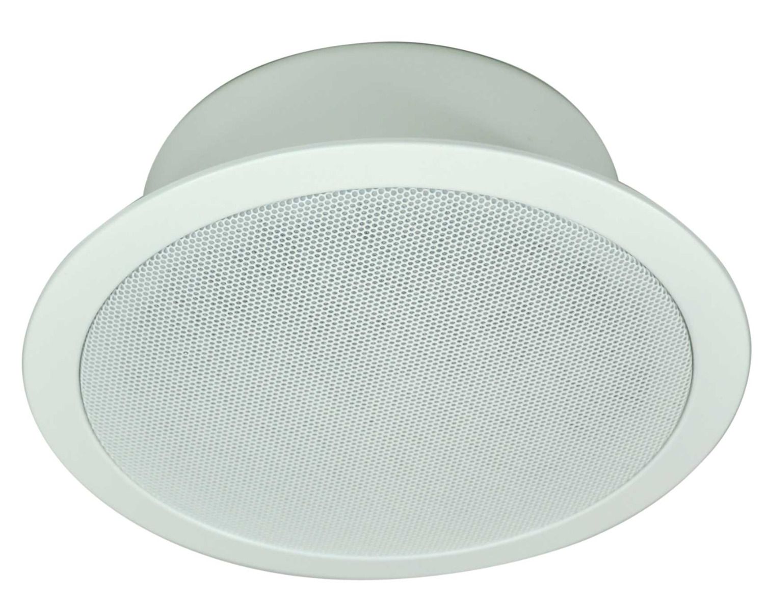 Ceiling Speaker, White 100v Line Round Flush Fit