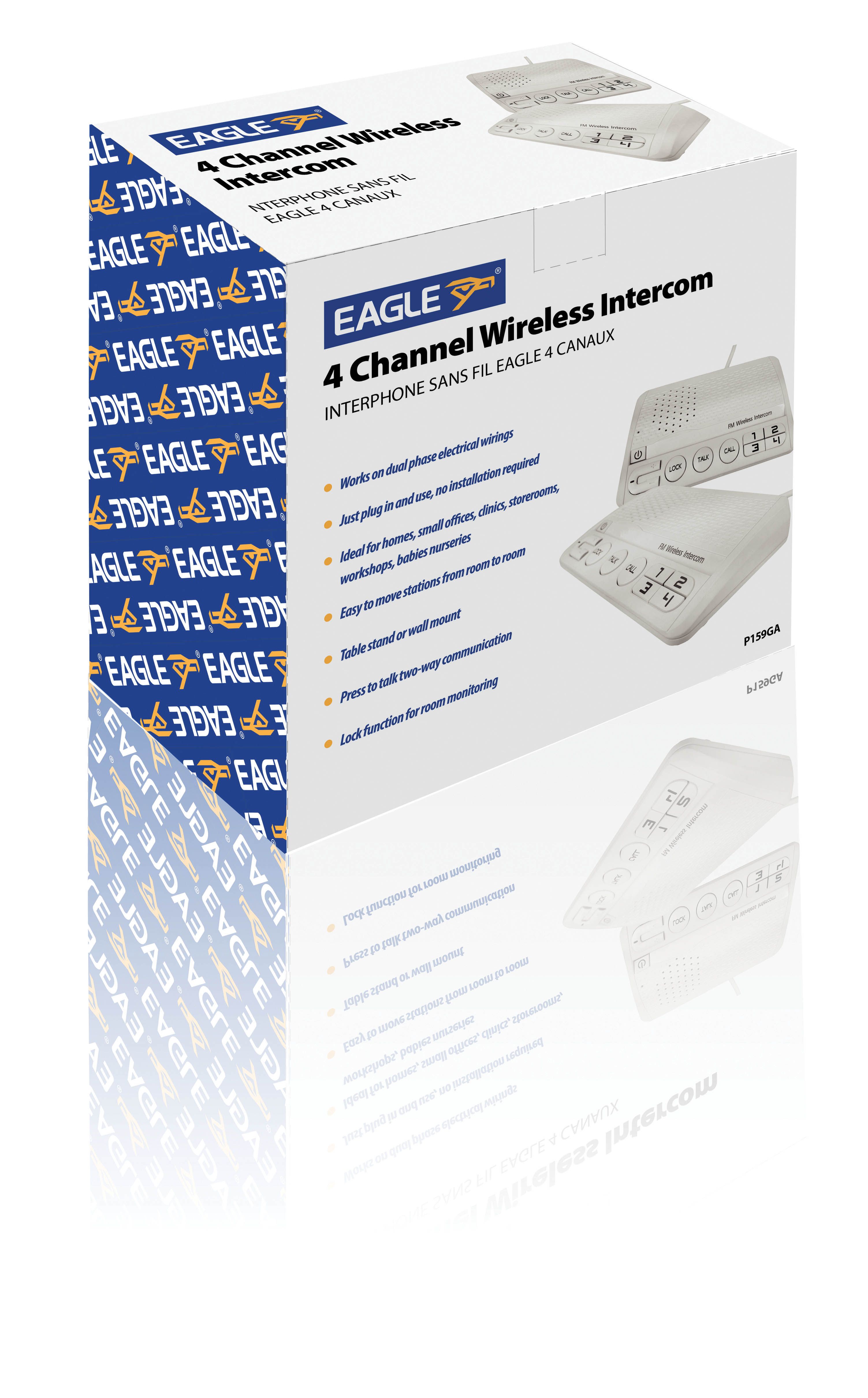 Eagle 4 Channel Wireless Intercom