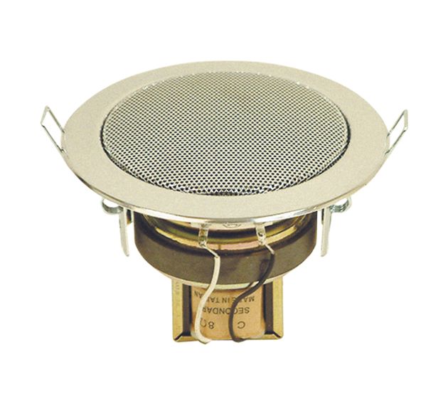 Chrome 100v Line Compact Flush Fit Ceiling Speaker