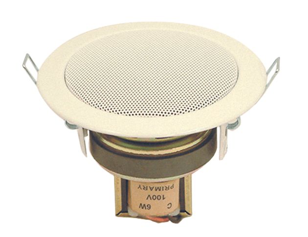 Eagle 100V Line Compact Flush Fit Ceiling Speaker (Colour White)