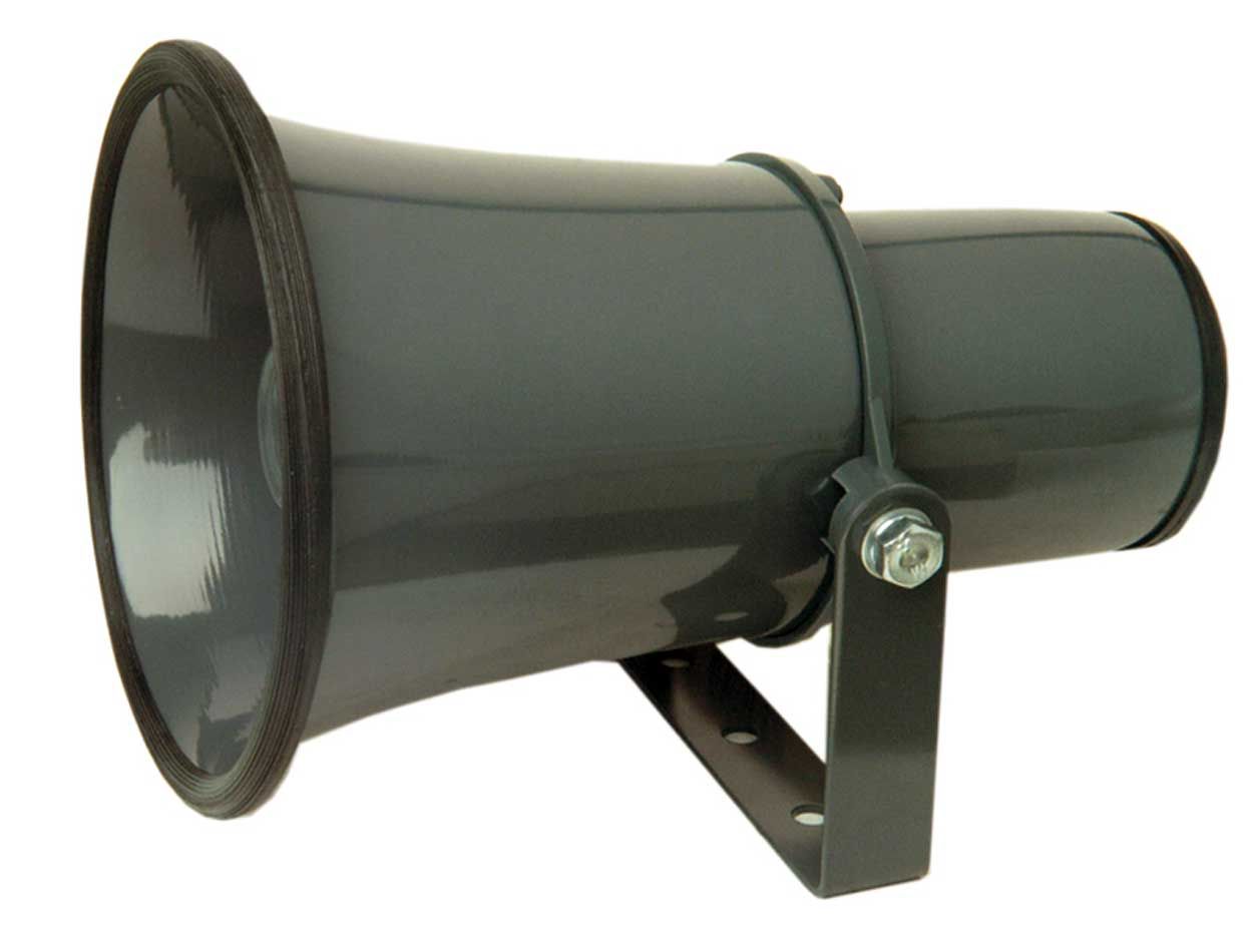 Horn Speaker Grey 100v Line 10W