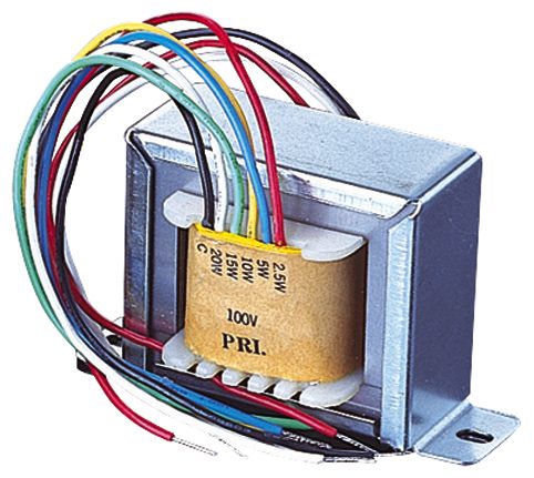 100V Line Transformer With 1.9, 3.75, 7.5, 15, 30W Tapings