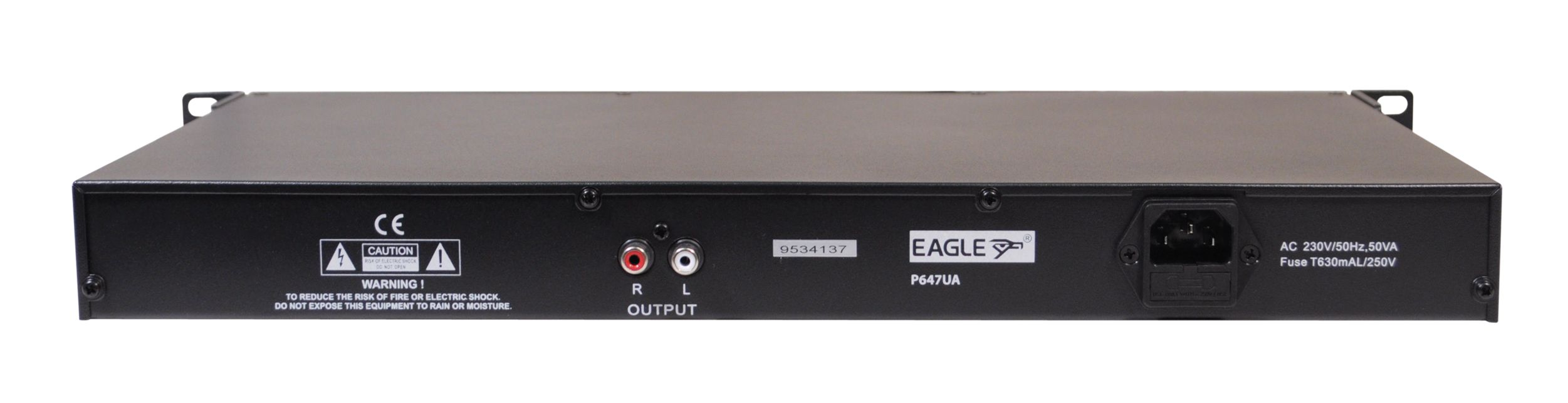 Eagle Cd/usb/sd Card Rack Mount Media Player