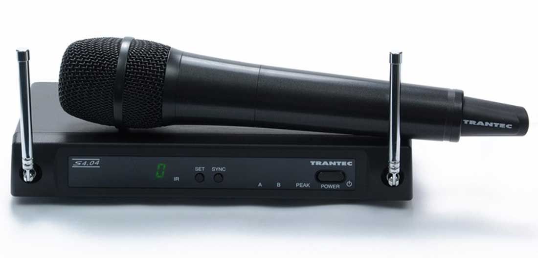 Trantec S4.04-HD-EB-GD5  UHF Handheld Wireless Radio Microphone System