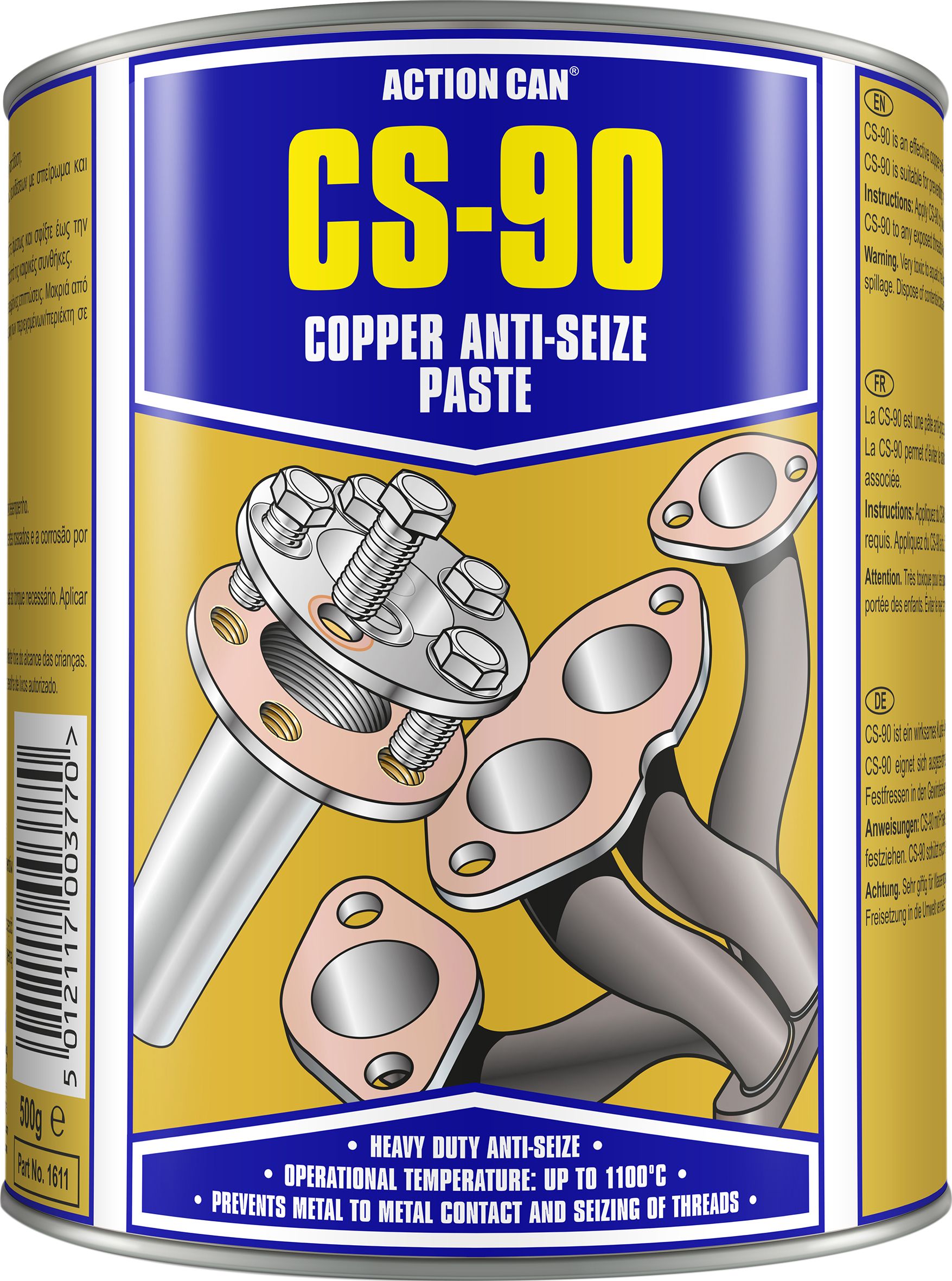 CS-90 Copper Anti-Seize Grease Paste 500g