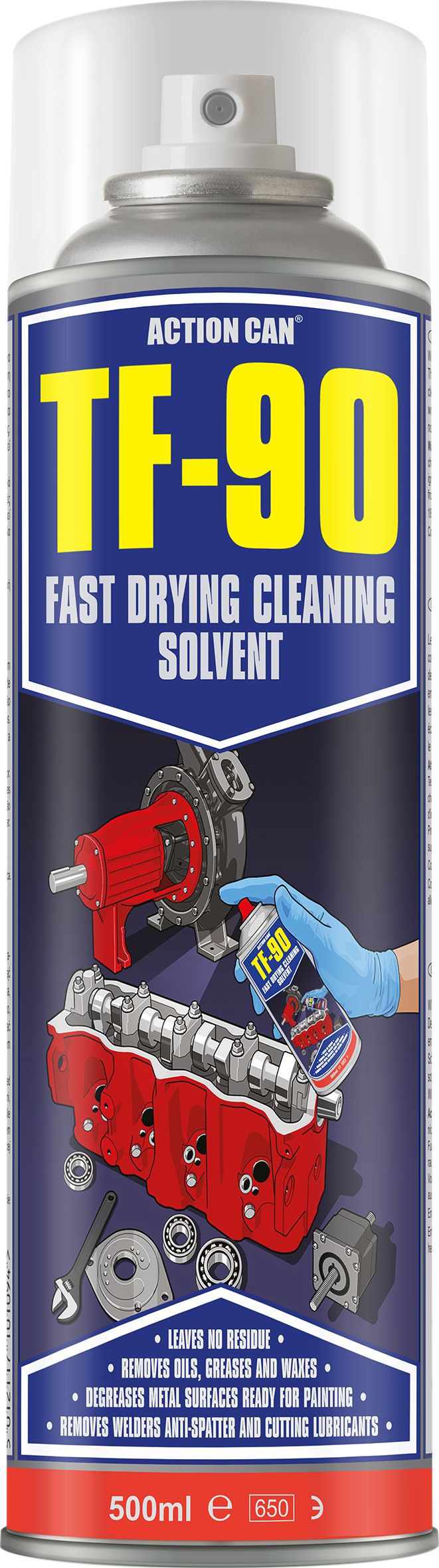 TF-90 Fast Drying Cleaning Solvent 500ML