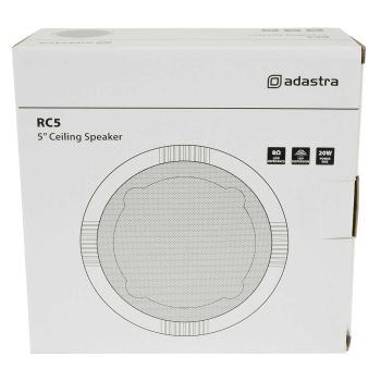 4x Adastra 35w 8ohm White Ceiling Speakers 5-inch Easy Fit,100.031B