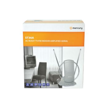 Mercury St36a Indoor Tv/fm Antenna With Amplifier