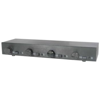 4 Zone Speaker Selector Switch Splitter With Volume Controls + Cable 128.303 B 