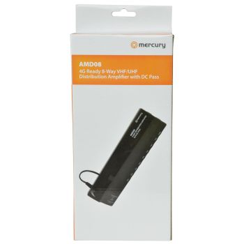 Mercury Amd08 8 Way Vhf/uhf Distribution Amplifier