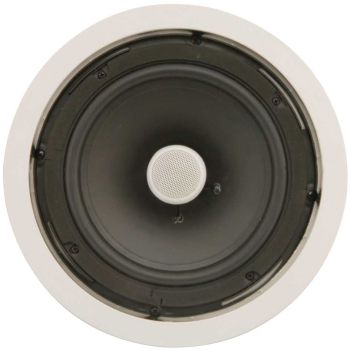 5x Ceiling Speakers 8inch 100w Wall Hifi White + Cable 952.543 B