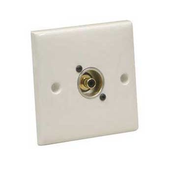 Phono Single Flush Surface Mounting Signal Outlet Plate NF2D-0