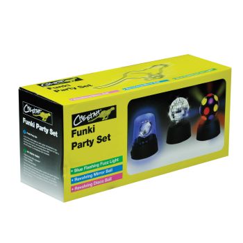Funki Party Set Containing Mini Disco Lights