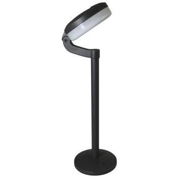 Luxform Lighting Montana Solar Post Light in Black