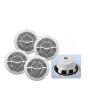 e-audio 4 Way Bluetooth Ceiling Speaker & amplifier Kit
