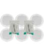 6x In-ceiling White Wall Speakers + Cables 100.031B