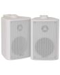Music Package 4x White Wall Speakers, Bluetooth Amplifier,Cable