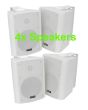 Adastra bc5-W 4 X Stereo 90w White Speakers 5.25”  100.904 B2