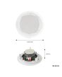 Adastra In-Wall Bluetooth FM Radio Music System with Ceiling Speakers and Remote