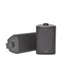 OUTDOOR STEREO SPEAKERS WEATHER RESISTANT PAIR WALL MOUNTED LOUDSPEAKERS NEW
