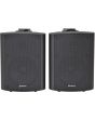 4x 2-Way Black 90w Background Speakers With Mounting Brackets 100.905