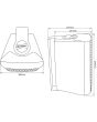 Adastra Bc8-w Bc8w 8inch Stereo Speakers White Pair Pair