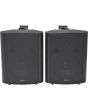 2x 180w Corner Stereo Speakers 2-Way 8in With Mounting Brackets 100.911 B1