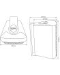 Adastra Bc8-b Bc8b 8inch Stereo Speakers Black Pair Pair