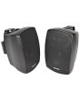 Pair Adastra bh4-B Black Indoor,Outdoor Speakers With Brackets