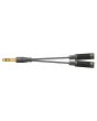 Avlink 6.3mm Headphone/audio Splitter Lead 0.2m