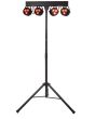 Qtx Recharge Performer Rechargeable Led Par Bar With Tripod