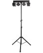 Qtx Recharge Dj, Rechargeable Led Derby Par Bar With Tripod Stand