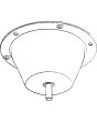 QTX Heavy Duty Mirror Ball Motor up to 5KG 50cm 500mm fitted with UK plug
