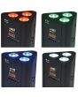 Qtx Tri-par Rechargeable DMX Par Uplighter Wall Wash Light