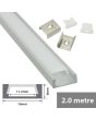 Lyyt Al2-s1606 Aluminium Led Tape Profile Shallow Section 2m