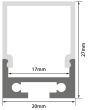 Lyyt Al2-b2620 Aluminium Led Tape Profile Batten 2m