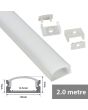 Lyyt Al2-c1709 Aluminium Led Tape Profile Short Crown 2m Frosted